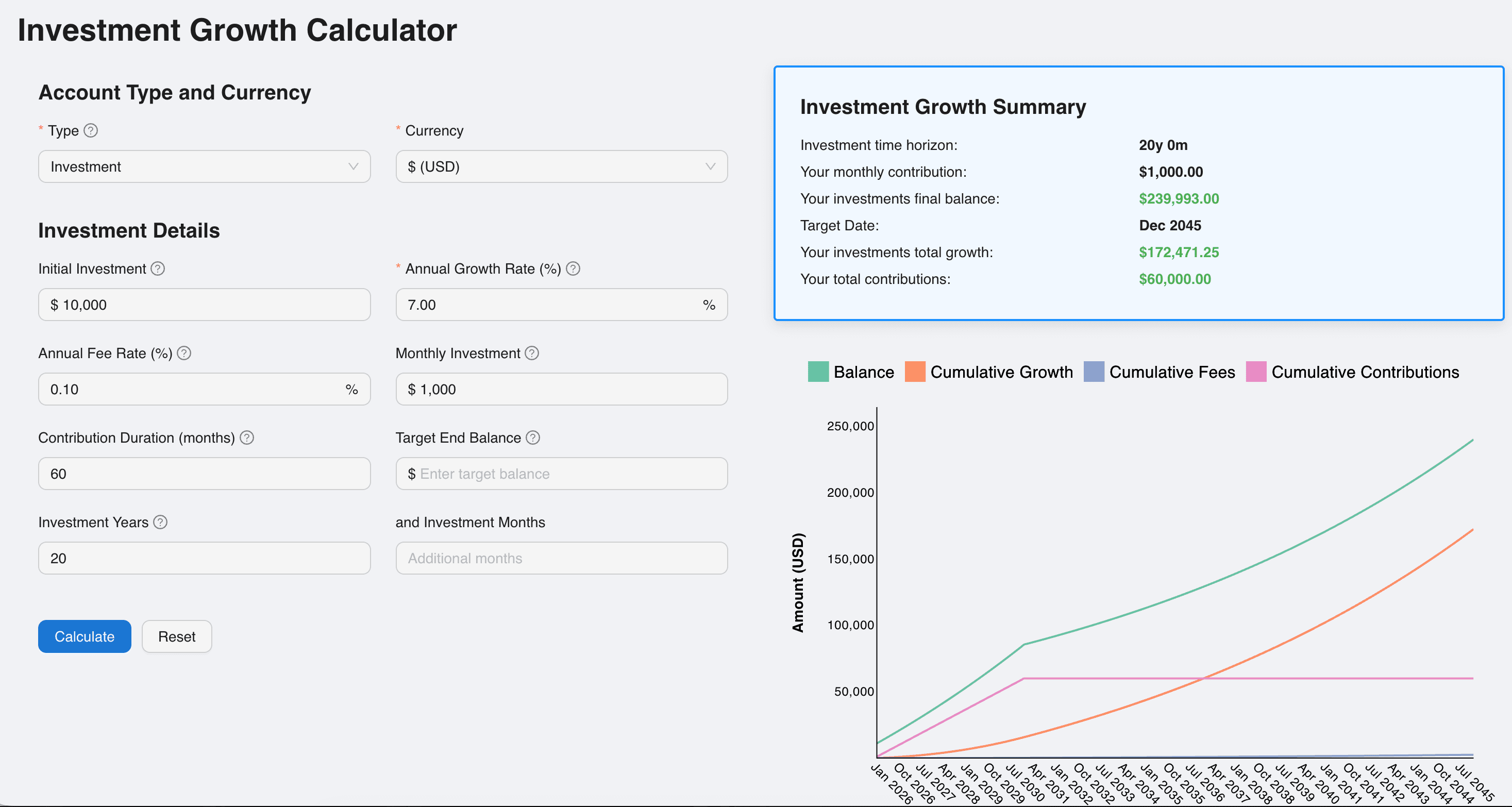 Compound Interest & Debt Optimization Tool